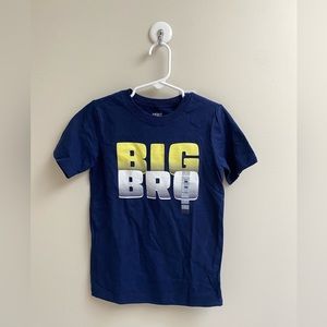 ⚫️5 for $25!⚫️ Carters “big bro” tshirt-NWT